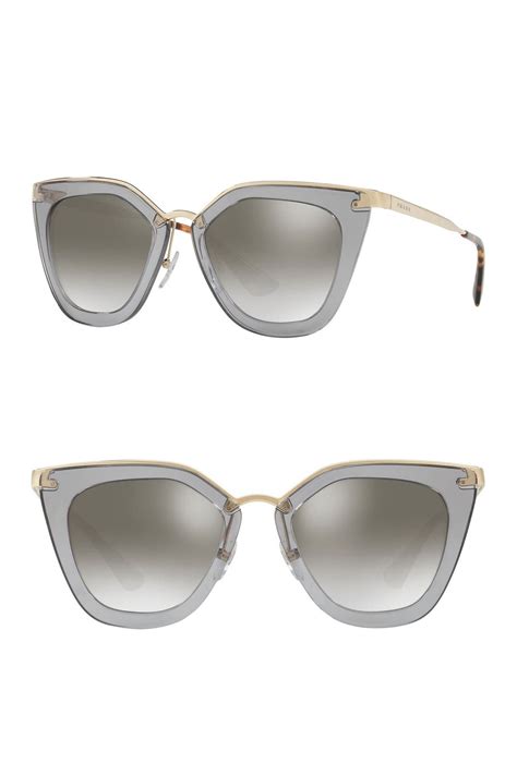 Prada 52mm Cat Eye Sunglasses 